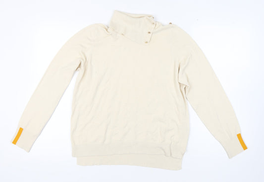Womens UK Size L NEXT Ivory Pullover Jumper