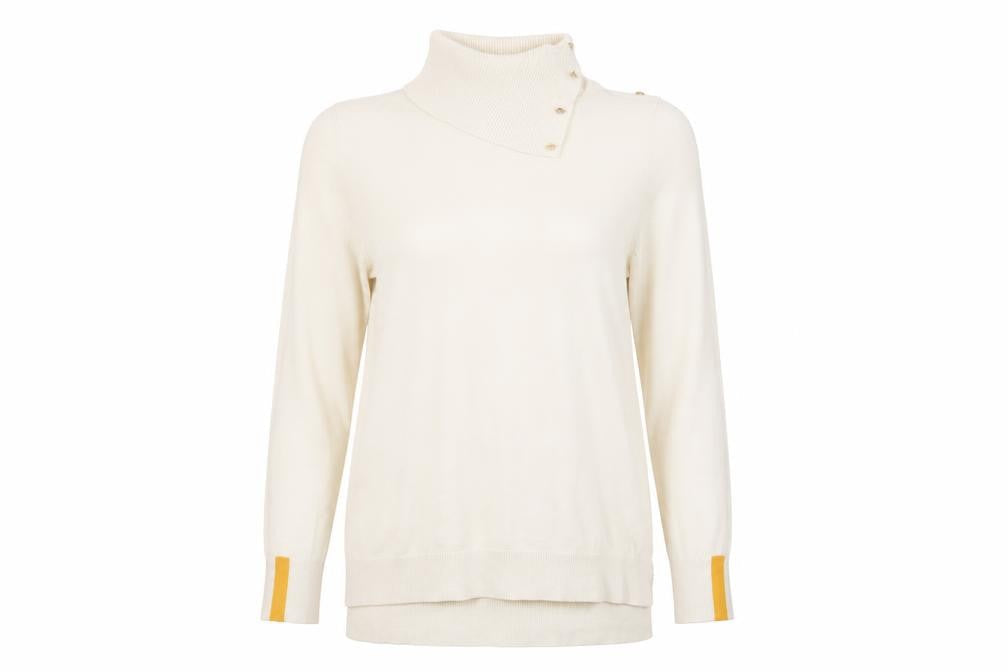 Womens UK Size L NEXT Ivory Pullover Jumper