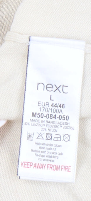 Womens UK Size L NEXT Ivory Pullover Jumper