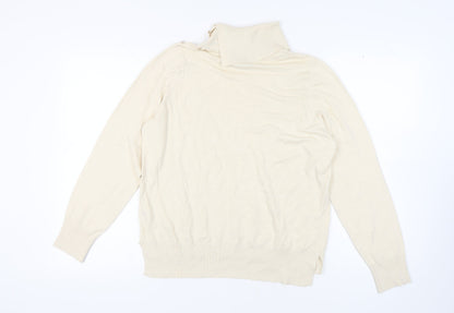 Womens UK Size L NEXT Ivory Pullover Jumper
