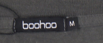 Boohoo Black T-Shirt, Unisex Adults, Medium, California Theme