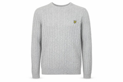 Mens UK Size M Lyle & Scott Grey Pullover Jumper