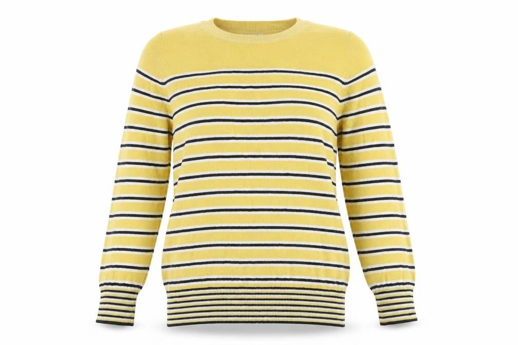 Womens UK Size 12 NEXT Yellow Pullover Jumper