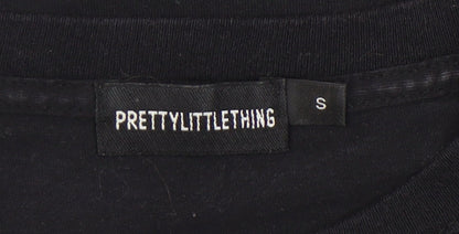 PrettyLittleThing Women's Black T-Shirt S