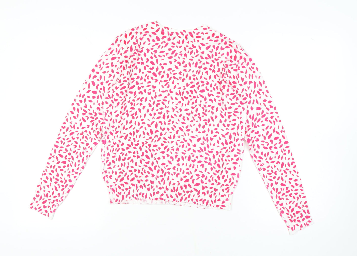 Womens UK Size 12 Marks and Spencer Pink Cardigan Jumper