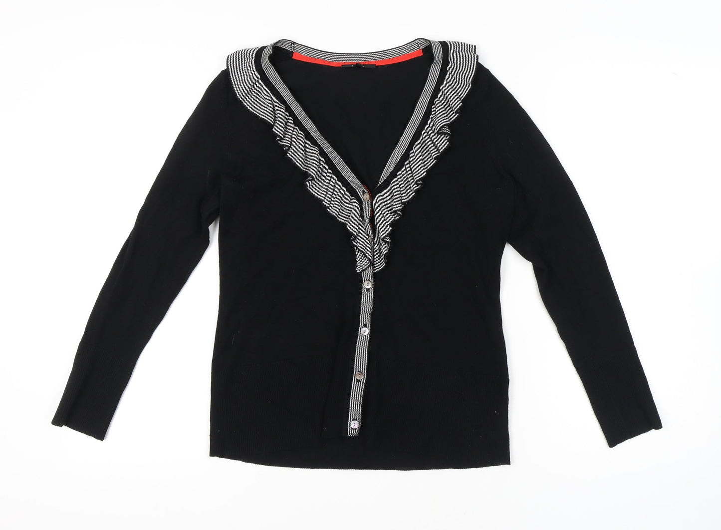 Womens UK Size L Linea Black Cardigan Jumper