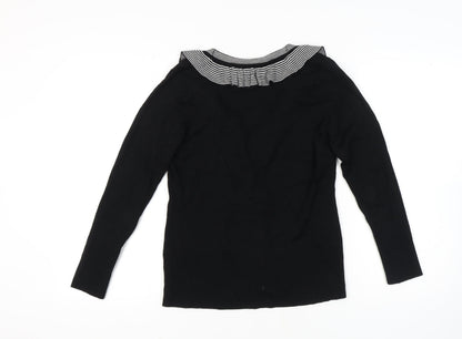 Womens UK Size L Linea Black Cardigan Jumper