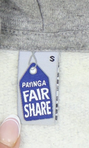 PAYINGA FAIR SHARE Grey Pullover Adult Hoodie S
