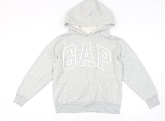 GAP Grey Unisex Hoodie S - Comfortable Casual Wear