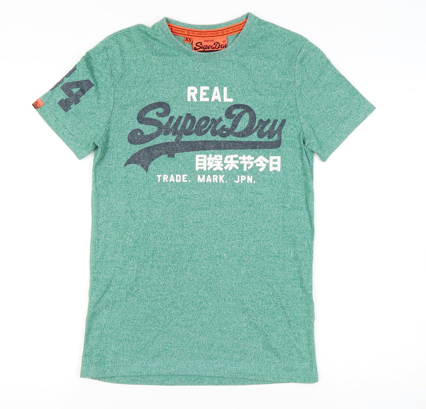 Superdry Men's XS Green Vintage Graphic T-Shirt