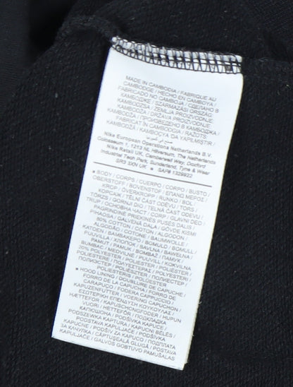Mens UK Size XS Nike Black Pullover Hoodie