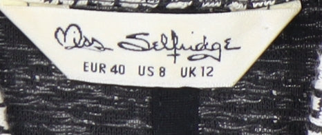 Womens UK Size 12 Miss Selfridge Multicoloured Basic Jacket