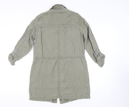 Womens UK Size 8 Marks and Spencer Green Basic Jacket