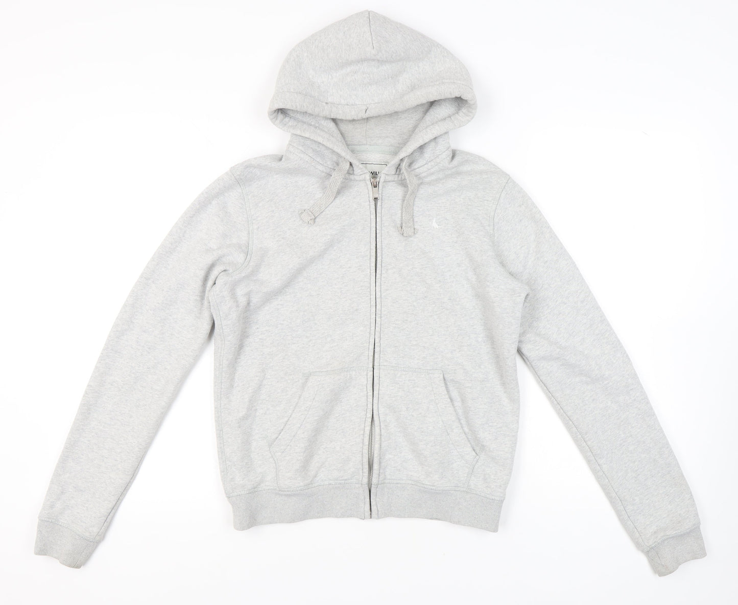 Womens UK Size 10 Jack Wills Grey Full Zip Hoodie