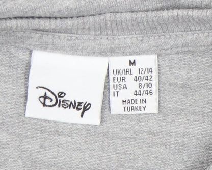 Unisex Adults UK Size M Disney Grey Pullover Sweatshirt