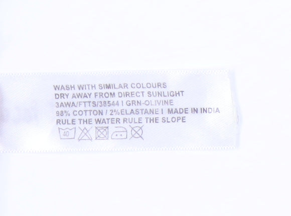 Fat Face Women's Green Chino Trousers Size 10