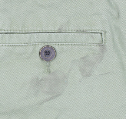 Fat Face Women's Green Chino Trousers Size 10