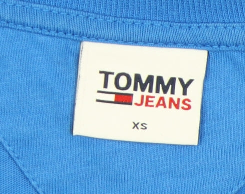 Tommy Jeans Men's Blue XS Crew Neck T-Shirt