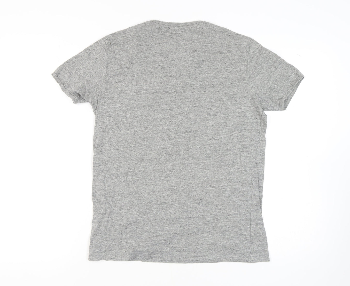 883 Police Men's Grey Crew Neck T-Shirt Medium