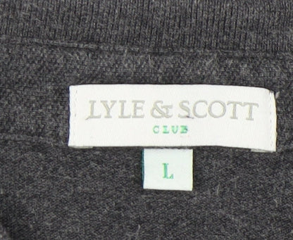 Lyle & Scott Men's Grey Short Sleeve Shirt L