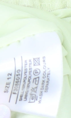 Isabelle Women's Green Size 12 Polyester Skirt