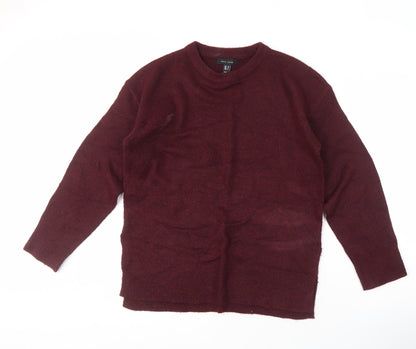 Womens UK Size S New Look Red Pullover Jumper