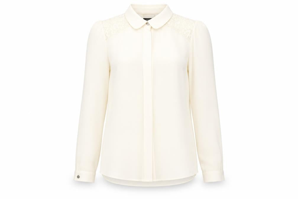 Womens UK Size 10 Warehouse Beige  Blouse