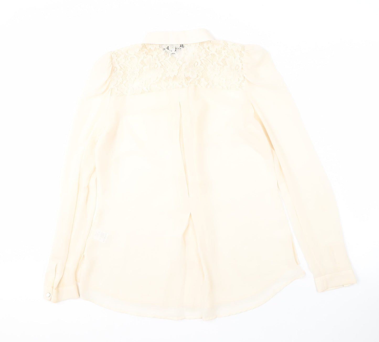 Womens UK Size 10 Warehouse Beige  Blouse
