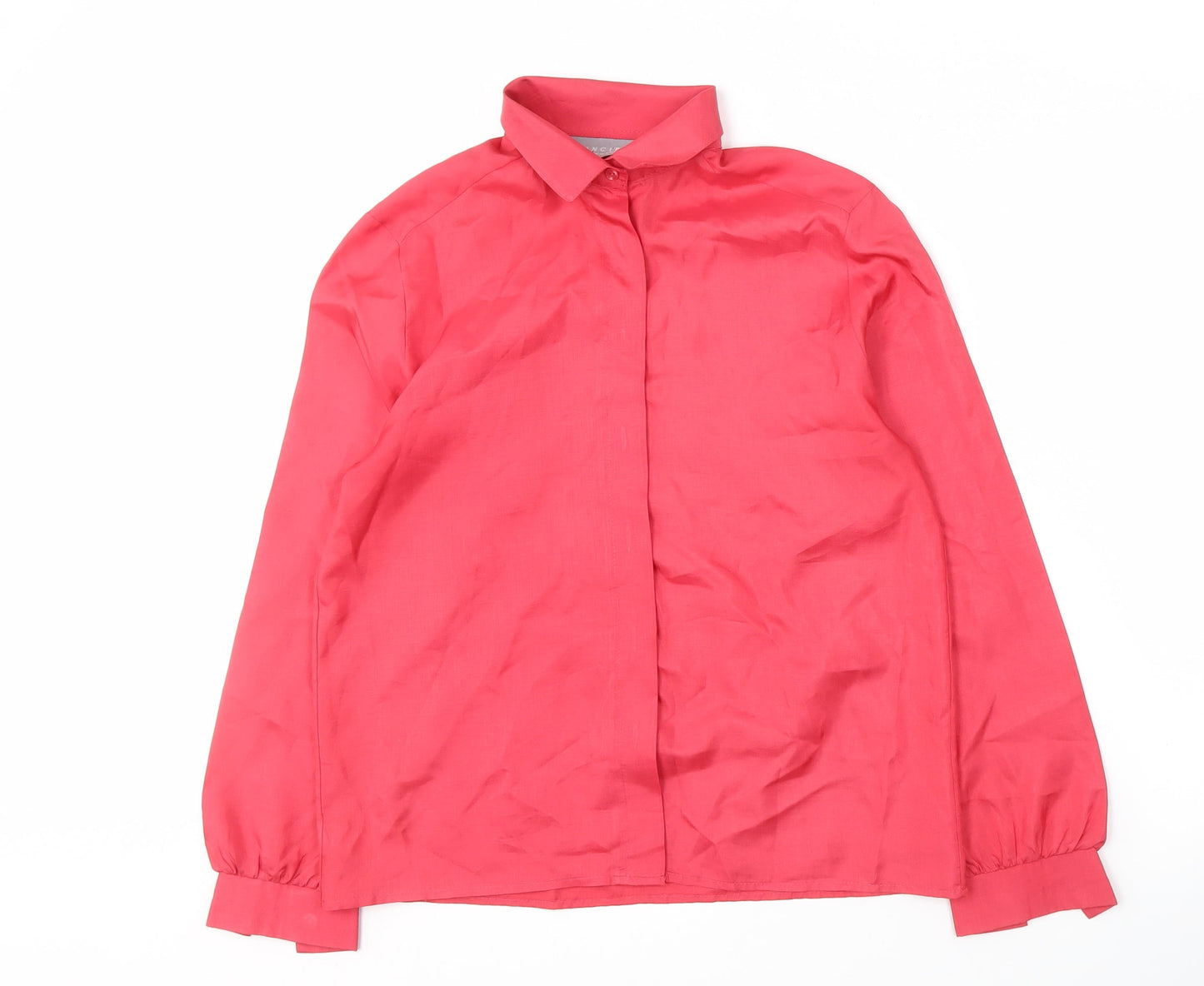 Womens UK Size 14 Principles Red Basic Blouse