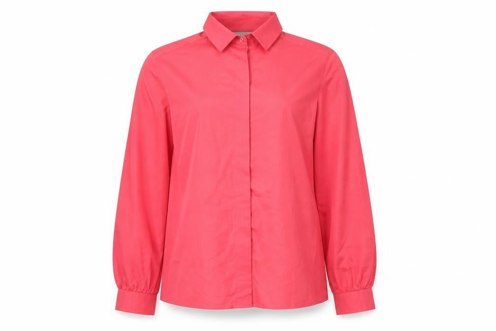 Womens UK Size 14 Principles Red Basic Blouse
