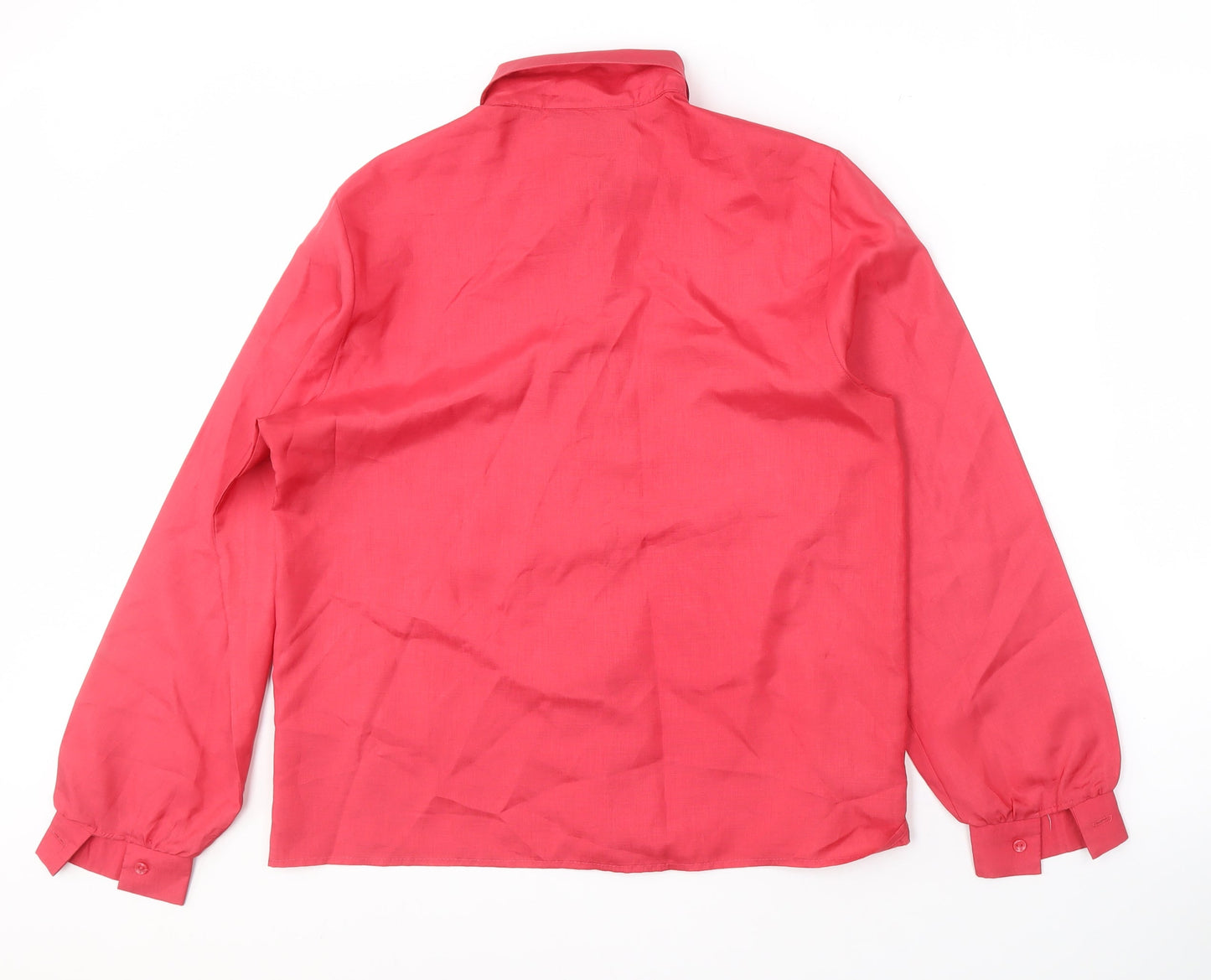 Womens UK Size 14 Principles Red Basic Blouse