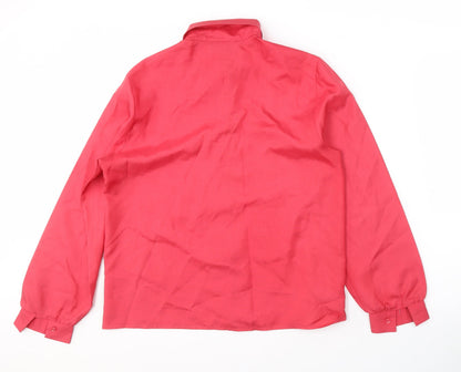 Womens UK Size 14 Principles Red Basic Blouse
