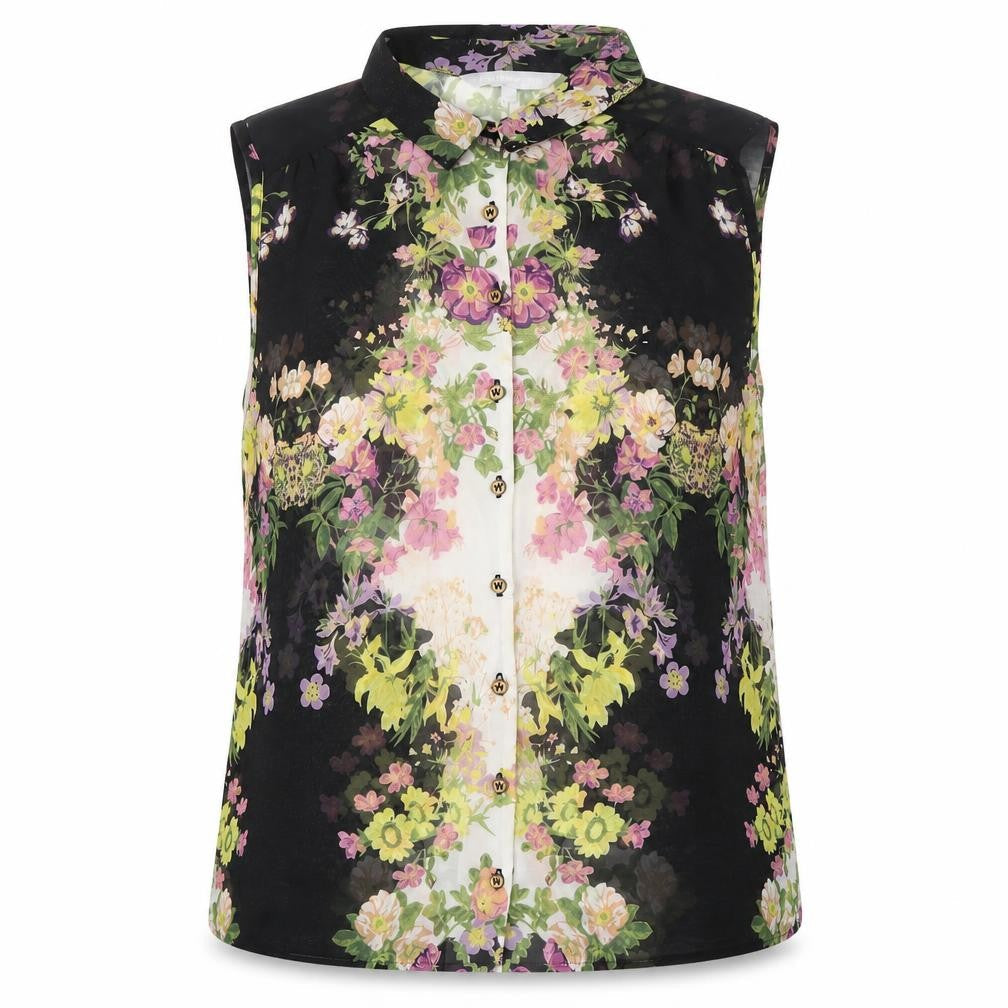 Red Herring Women's Multicoloured Floral Blouse Size 10