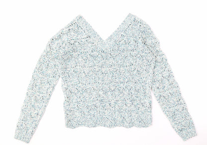 Next Women's Multicoloured V-Neck Jumper XS