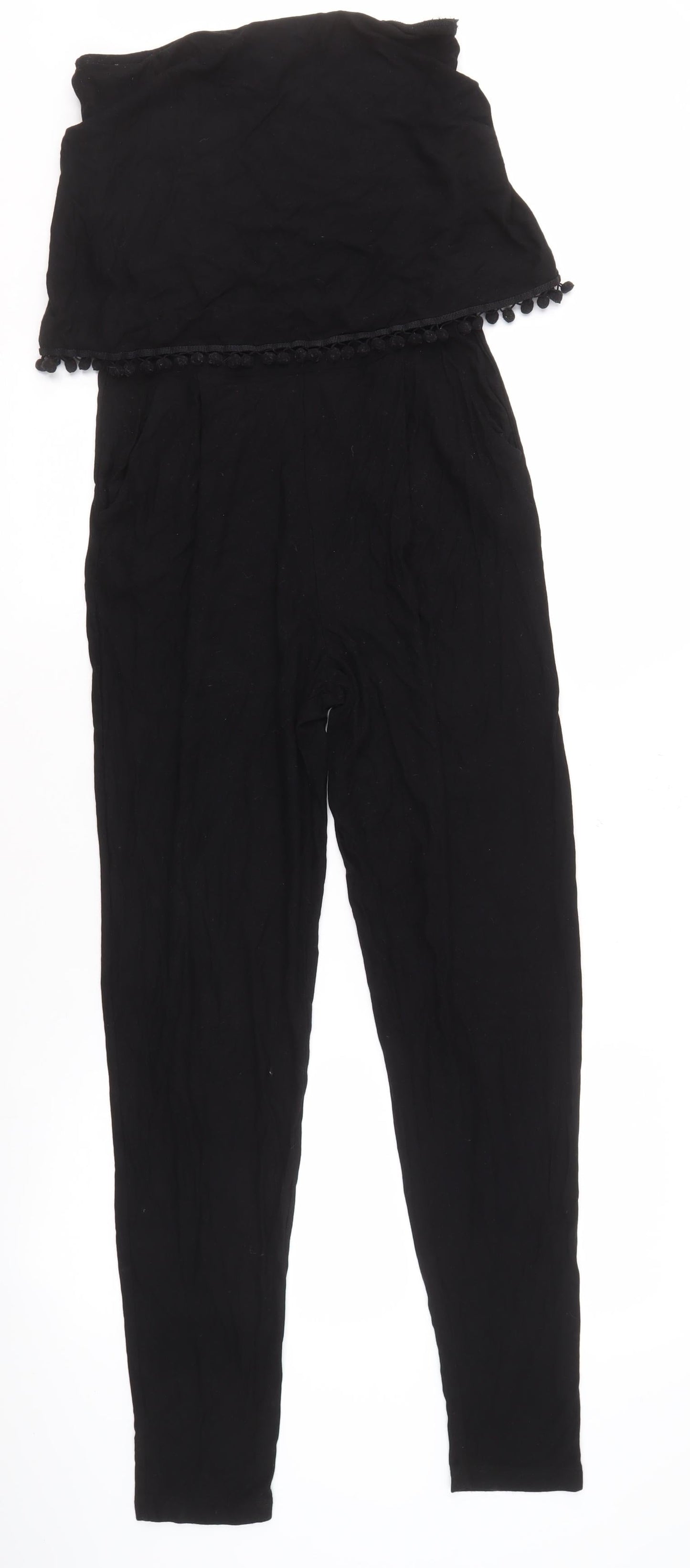 Next Women’s Black Off-Shoulder Jumpsuit UK 8