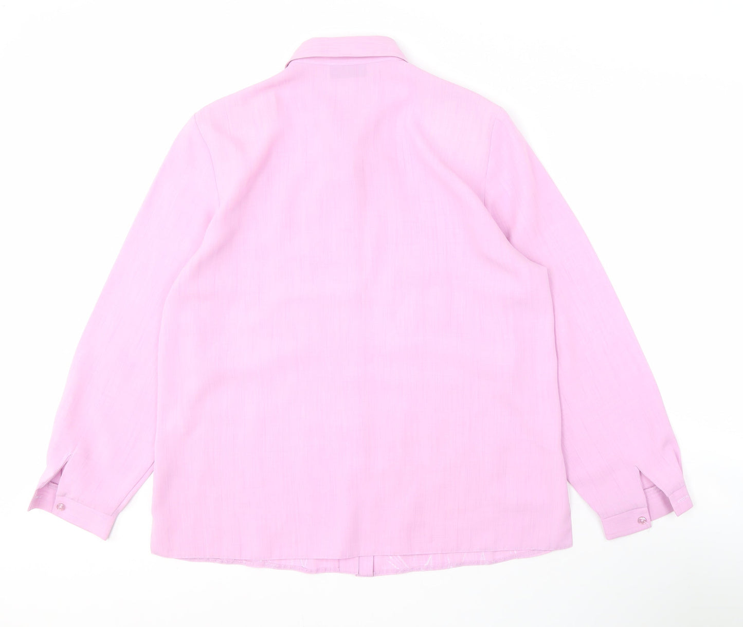 Womens UK Size 14 Your 6th Sense Pink Basic Blouse