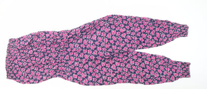 SimplyBe Women's Multicolour Floral Jumpsuit, Size 14