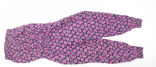 SimplyBe Women's Multicolour Floral Jumpsuit, Size 14