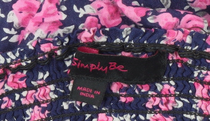 SimplyBe Women's Multicolour Floral Jumpsuit, Size 14
