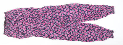 SimplyBe Women's Multicolour Floral Jumpsuit, Size 14
