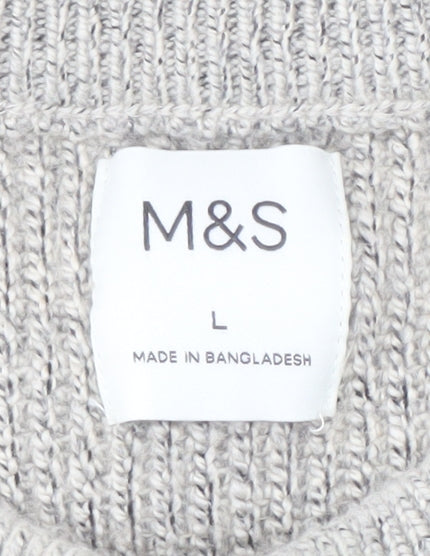 Marks and Spencer Men’s Grey Pullover Jumper L
