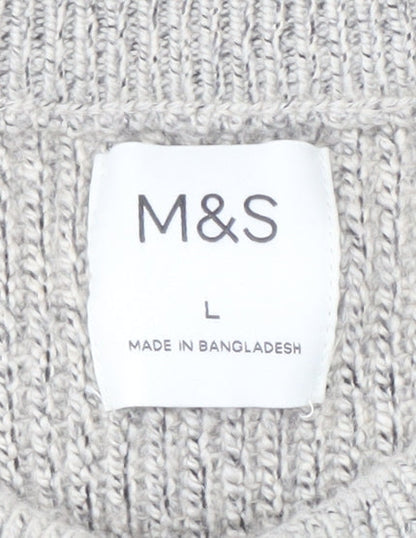 Marks and Spencer Men’s Grey Pullover Jumper L