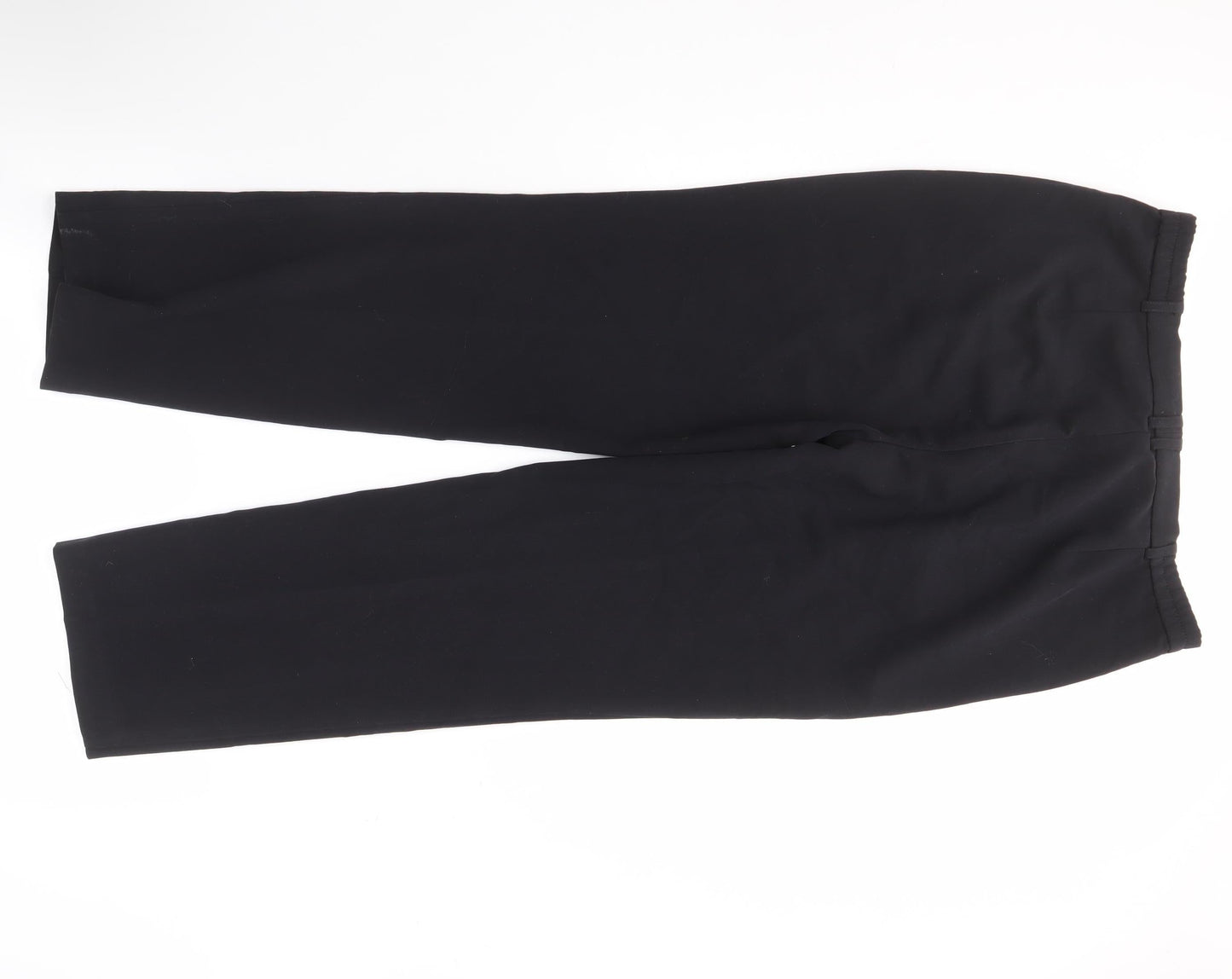 Womens UK Size 12 Marks and Spencer Regular Fit Dress Pants Black Trousers