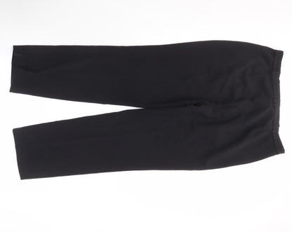 Womens UK Size 12 Marks and Spencer Regular Fit Dress Pants Black Trousers