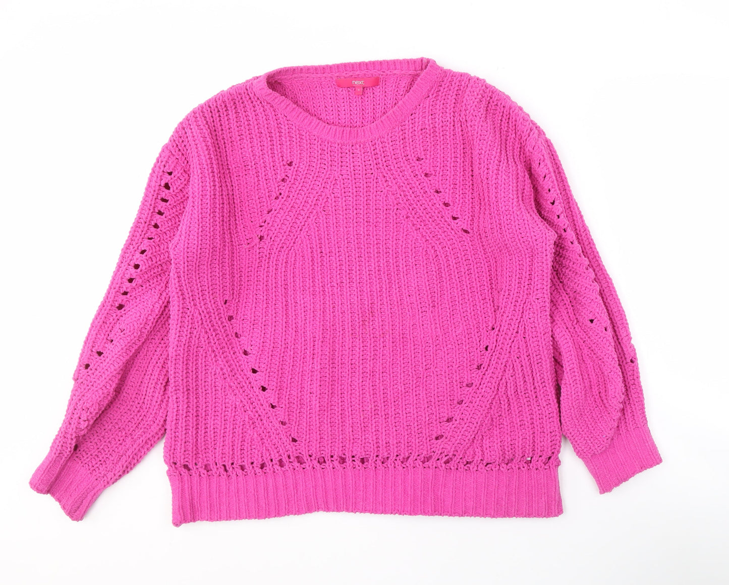 Womens UK Size S NEXT Pink Pullover Jumper