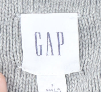 Gap Men's Grey Cable-Knit Pullover, Size S