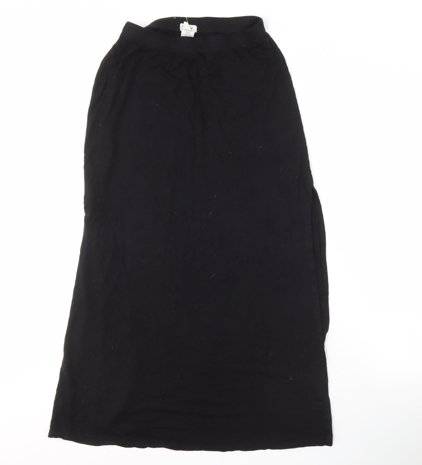 Garage Women's Black Long Skirt, Size S, Elastic Waist