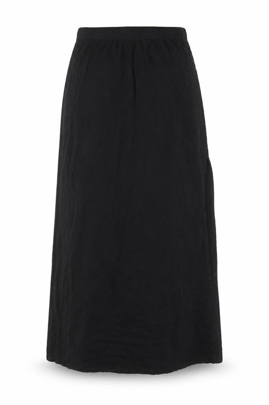 Garage Women's Black Long Skirt, Size S, Elastic Waist