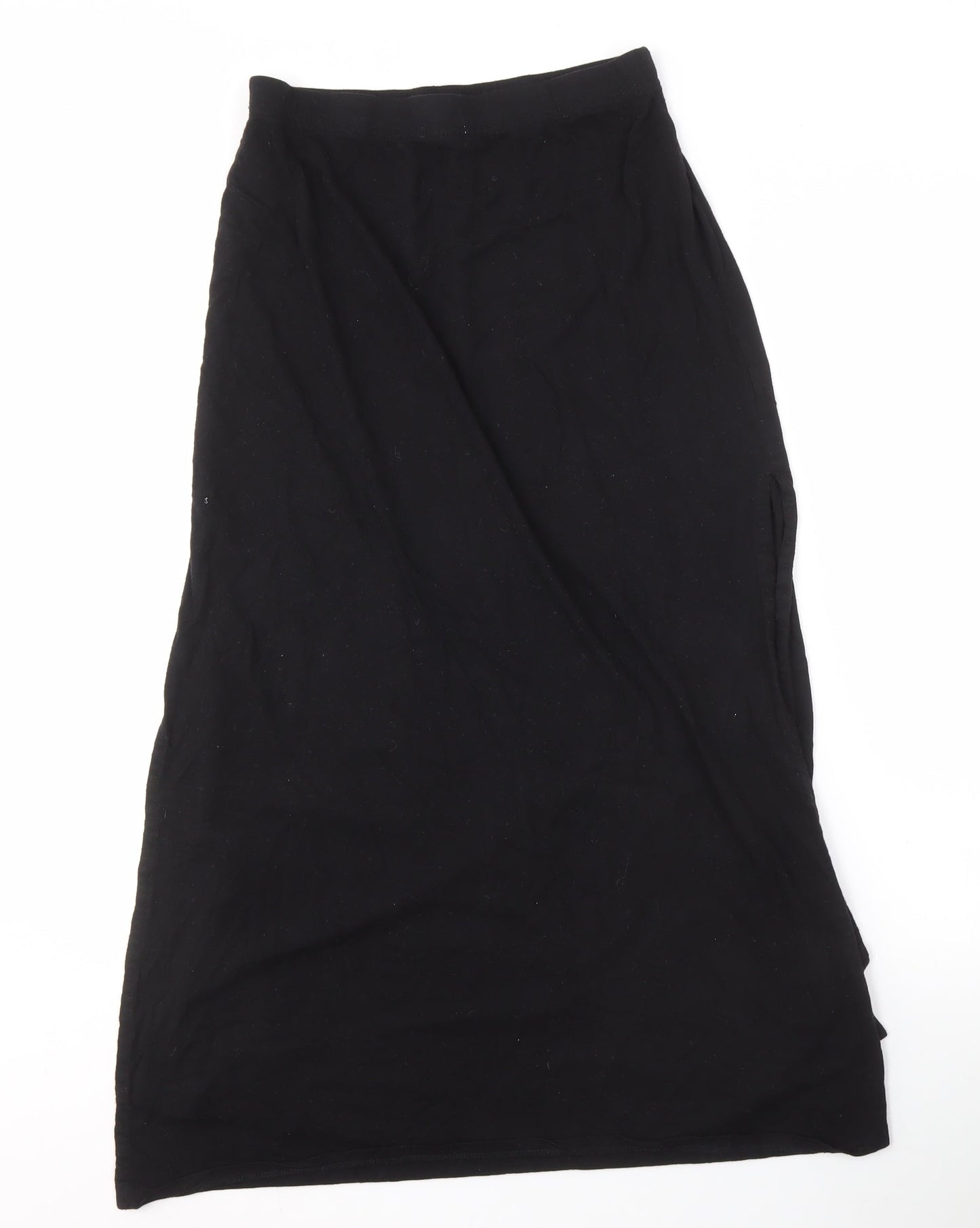 Garage Women's Black Long Skirt, Size S, Elastic Waist