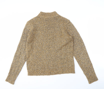 Womens UK Size M VERO MODA Brown Pullover Jumper